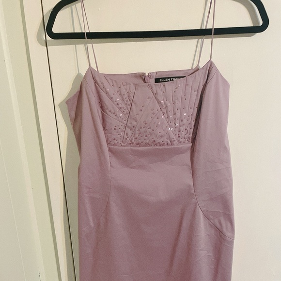 Ellen Tracy Lilac Cocktail Dress - Picture 3 of 7